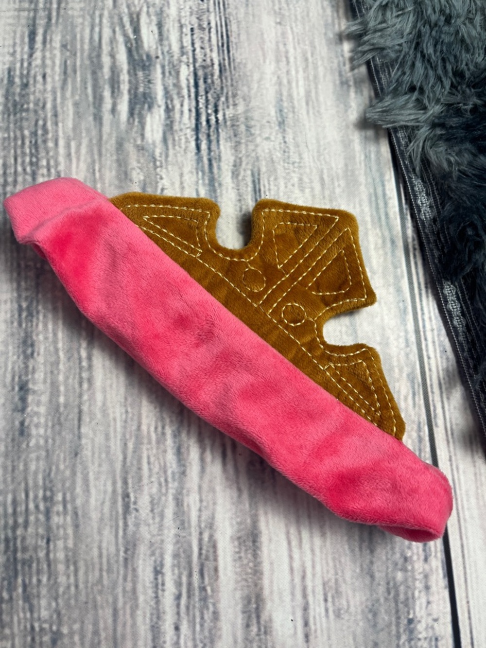 Disney Sleeping Beauty Plush Crown Headband in Pink by Mad Beauty
